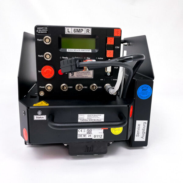 JENOPTIK TraffiStar S350 MiniRack, Geschwindigkeitsmesssystem, 10–300 km/h, RLS1000 1.1