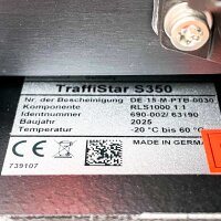 JENOPTIK TraffiStar S350 MiniRack, Geschwindigkeitsmesssystem, 10–300 km/h, RLS1000 1.1
