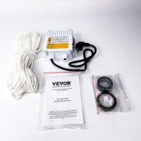 VEVOR 4SDM8/9, Tiefbrunnenpumpe, 1,1 kW, 1100W 230V 190L/min 57m 1.5HP