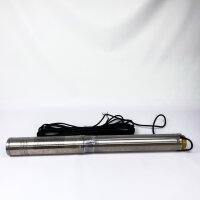VEVOR 4SDM8/9, Tiefbrunnenpumpe, 1,1 kW, 1100W 230V 190L/min 57m 1.5HP