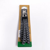 WIDEK bicycle bag luggage strap BIBIA Trio flat stainless steel eyelets black grey 151062