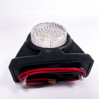 LED car lamps 1005RWM, LED vehicle light, round, side marker, 12-24V