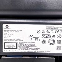Konica Minolta bizhub 4700P, Schwarzweiß-Laserdrucker, A4, Schwarz