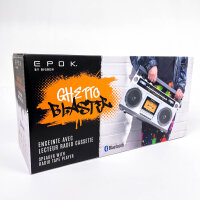 Bigben EPOK BTBLASTER Ghetto Blaster, FM Radio, Bluetooth 5.3, Cassette Player/Recorder, 15 W