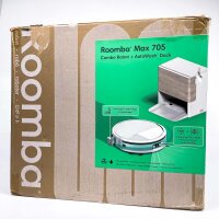 iRobot Roomba Max 705 Combo Robot Vacuum and Mop with AutoWash Dock, White, RCE-Y1