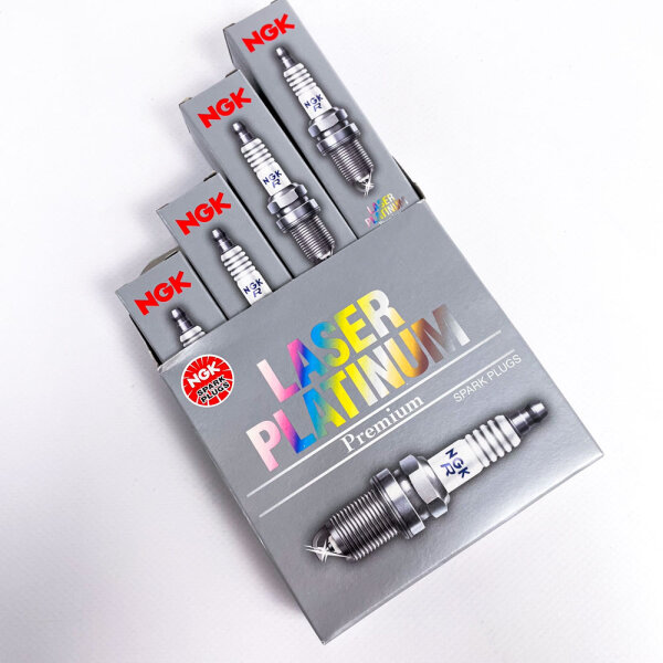NGK 2467 Laser-Platin-Zündkerzen, PTR5A-13, 4er Pack