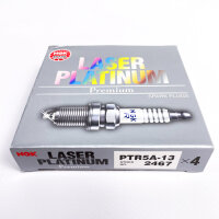 NGK 2467 Laser-Platin-Zündkerzen, PTR5A-13, 4er Pack
