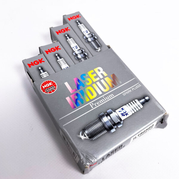 NGK 96870 Laser Iridium Spark Plugs, Pack of 4, ILTR6H8G