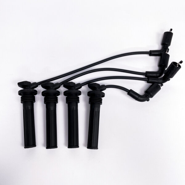 NGK 44341 Zündkabelsatz, 4-teilig, für Chevrolet Aveo/Kalos T250, T255, T300, Schwarz, RC-DW1208