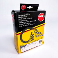 NGK 44341 Zündkabelsatz, 4-teilig, für Chevrolet Aveo/Kalos T250, T255, T300, Schwarz, RC-DW1208