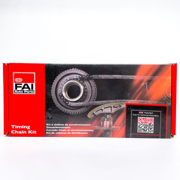 FAI AutoParts TCK80 timing chain kit, 124 links, simplex, with sprockets and seals