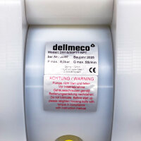 Dellmeco DM15/55PTT-NPT, air-operated diaphragm pump, 1/2″, plastic, 8 bar, 55 l/min