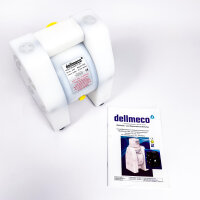 Dellmeco DM15/55PTT-NPT, air-operated diaphragm pump, 1/2″, plastic, 8 bar, 55 l/min