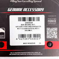 Bell Helmets 2060044 Air Intake Kit, Klar, 4-teilig, für HP7/HP77/RS7/HP5/GT5/KC7