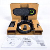 Prowise PW.2.10009.0006 4K Move USB Camera with Mount, Black
