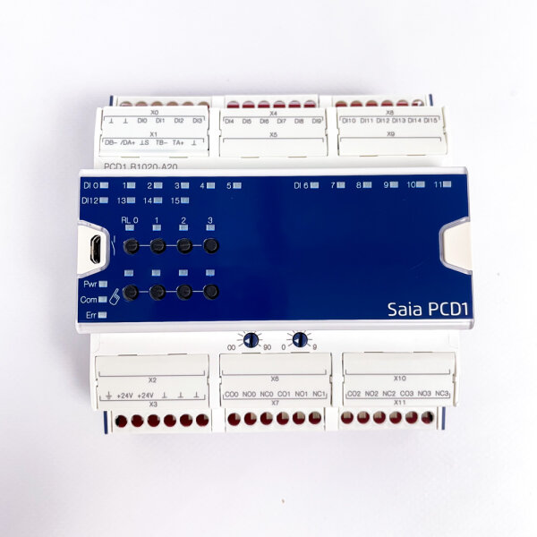 PCD1.B1020-A20 skirt, E-Line RIO Digital module, 16 links, 4 relays