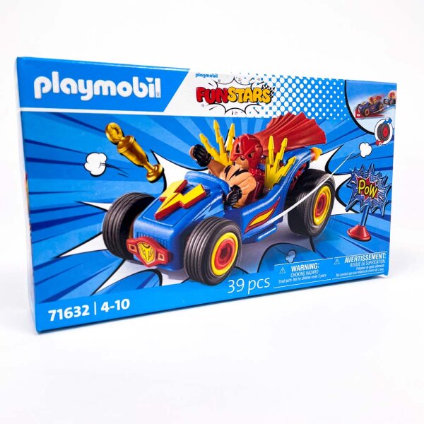 Playmobil Funstars, 71632, Rasender Wrestler Konstruktions-Spielset, 39 Teile, 4–10 Jahre