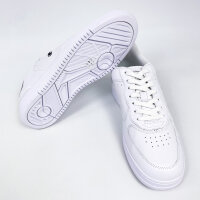 Polo Ralph Lauren Masters Court Leather Sneakers, Mens, Size 45, White/Black, 809891791
