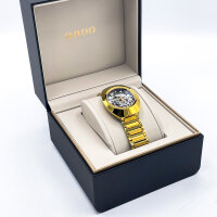 Rado DiaStar Original Skeleton Automatic Watch, R12164153, Mens, 38 mm, Stainless Steel/Yellow Gold PVD, Metal Band