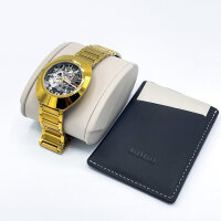 Rado DiaStar Original Skeleton Automatic Watch, R12164153, Mens, 38 mm, Stainless Steel/Yellow Gold PVD, Metal Band