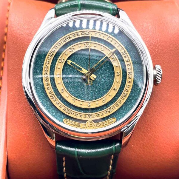Louis Berset Mezzanino Automatic Watch, Mens, 42 mm, Stainless Steel, Full Set