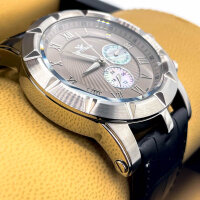 Optima OSC299 Quarzuhr, Herren, Taupe/Pearlmutt, Swiss Dual Time