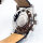 Optima OSC299 Quarzuhr, Herren, Taupe/Pearlmutt, Swiss Dual Time
