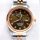 Jacques du Manoir Inspiration Elegance, Damen, 41 mm, Edelstahl, Bicolor, braunes Zifferblatt