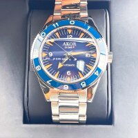 AKOR Le Locle WS Explorer Blue Automatikuhr, Herren, 41...