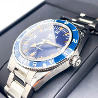 AKOR Le Locle WS Explorer Blue Automatic Watch, Mens, 41 mm, Stainless Steel, Blue, Full Set