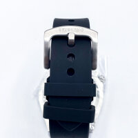 Stirling Timepieces Durrant Steel Automatic Watch, Mens, 42 mm, Stainless Steel, Rubber & Black Zulu Strap