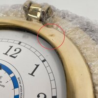 Maritime Messing Time & Tide Gezeitenuhr Wanduhr Schiffsuhr