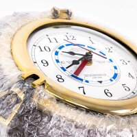 Maritime Messing Time & Tide Gezeitenuhr Wanduhr Schiffsuhr