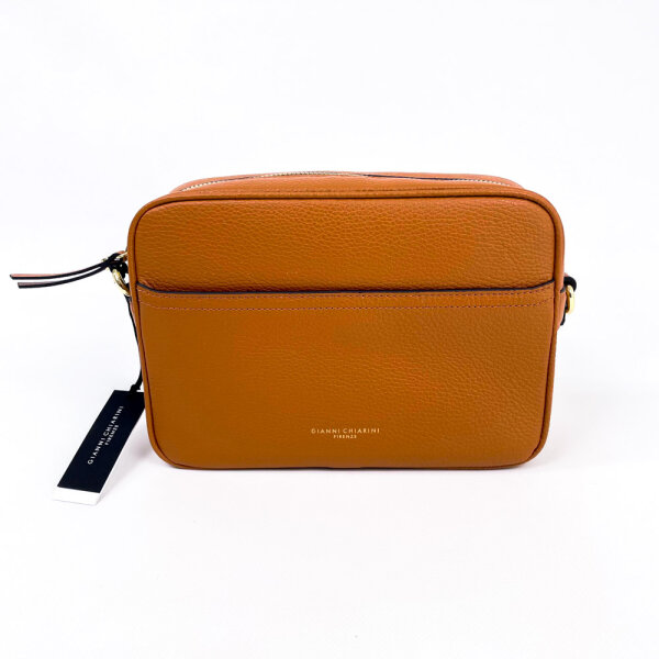 Gianni Chiarini Nina Caramello Camera Bag, Umhängetasche, Damen, 25 x 19 x 8 cm, BS 11180/COMM GRN-NA
