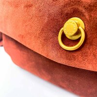Gianni Chiarini Mirea Pochette BS 12031 CM-NASPM, Wildleder, Brick Red, 38 × 26 × 16 cm