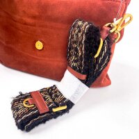 Gianni Chiarini Mirea Pochette BS 12031 CM-NASPM, Wildleder, Brick Red, 38 × 26 × 16 cm