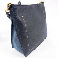 Gianni Chiarini Olga shoulder bag, grained leather, black, 34 × 32 × 12 cm, BS11496TKL-CM