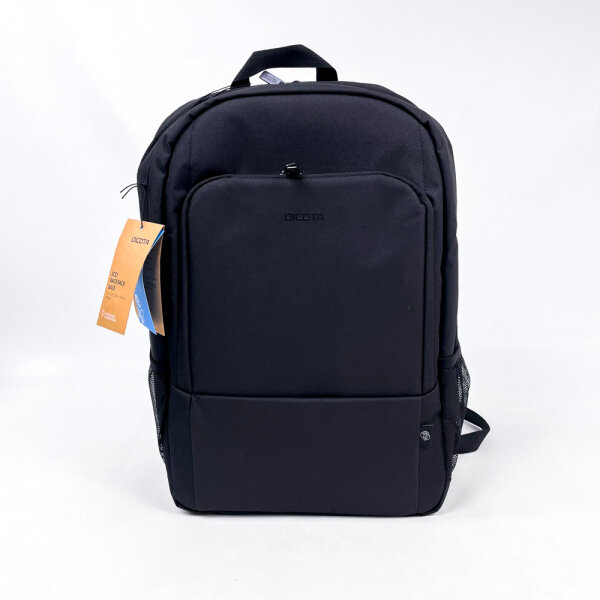 DICOTA Eco Backpack BASE, 15–17.3″, 28 L, rPET, Schwarz, D30913-RPET