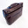 Piquadro Blue Square briefcase, leather, mahogany, 40 x 12 x 30 cm, RA 8964