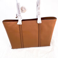 Michael Kors Temple Tote Bag, Damen, Leder, 36 x 26 x 12 cm, Braun, 30R4G1LT3L-230