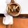Michael Kors Temple Tote Bag, Damen, Leder, 36 x 26 x 12 cm, Braun, 30R4G1LT3L-230