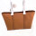 Michael Kors Temple Tote Bag, Damen, Leder, 36 x 26 x 12 cm, Braun, 30R4G1LT3L-230