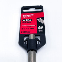 Milwaukee SDS-Plus MX4 Hammerbohrer, 10 × 200/265 mm, 4-Schneider, 4932352028