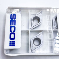 Seco, DCMT11T304-F1, Turning indexable inserts, 10×, TP1501, coated