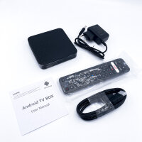 ChitramTV Classic Box Android TV Box, Android 11, Dual-WLAN, HDMI 2.0, mit Fernbedienung