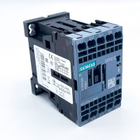 Siemens 3RT2016-2JB41 Power contactor, 3-pole, 9 A, 4 kW/400 V, 24 V DC, integrated diode, 1 normally open contact