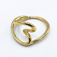 Pandora, 163288C00, Organisch Geformter Herz-Ring, Größe 60, Damen, vergoldet