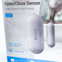 EZVIZ CS-T2C Opening/Closing Sensor for Doors, Windows and Boxes, Push Notification, Tamper Alarm, Compatible with A3 Home Gateway