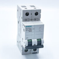 Siemens 5SL4205-8 Schutzschalter, D 0,5 A, 2-polig, 400...