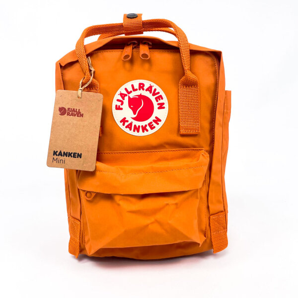 Fjällräven Kånken Mini FF23561-206 Unisex Rucksack 29 x 20 x 13 cm, 7 L, Vinylon, Spicy Orange